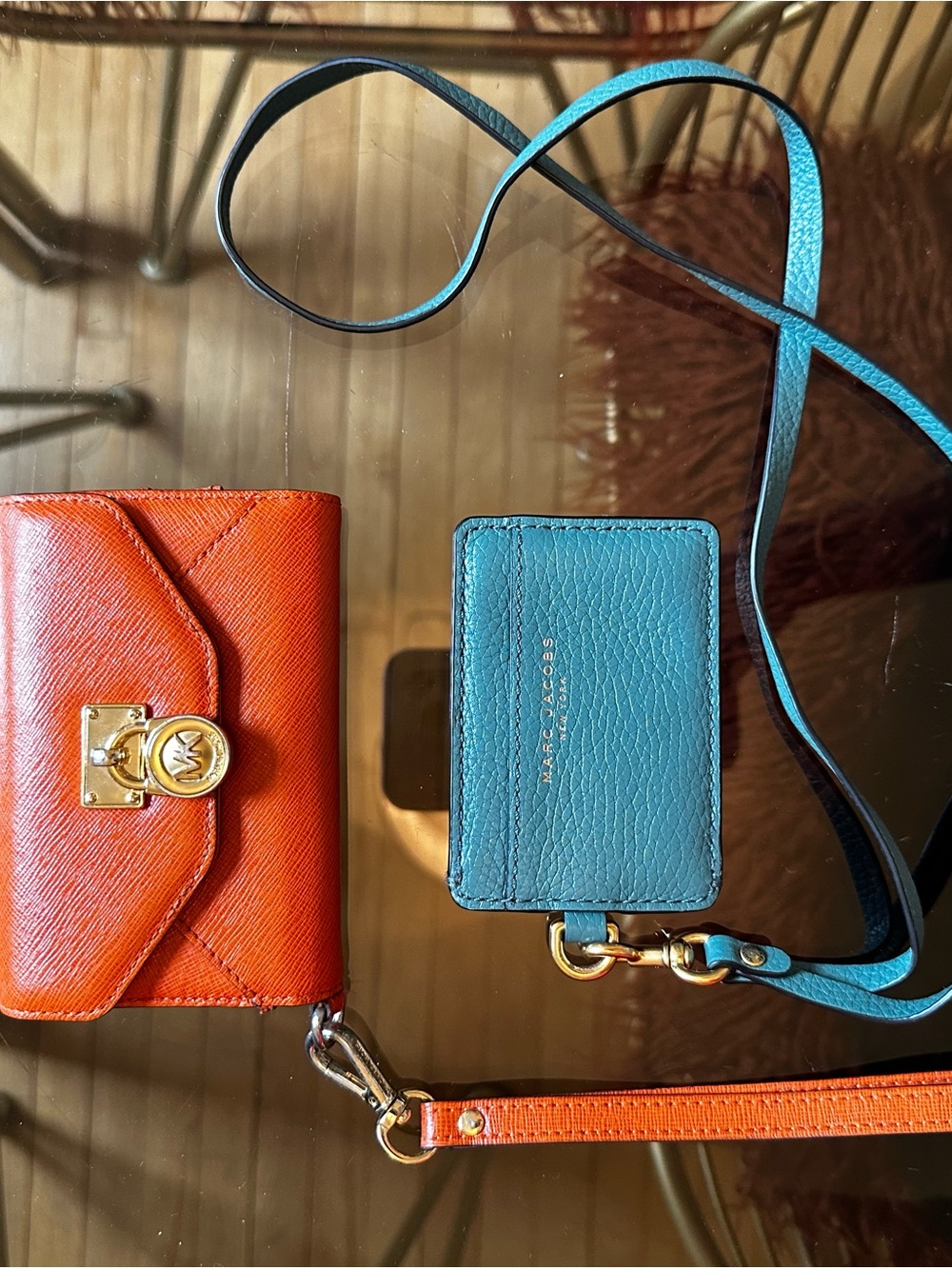 Marc Jacobs & Michael Kors Designer Accessories Bundle - Lanyard & Wristlet